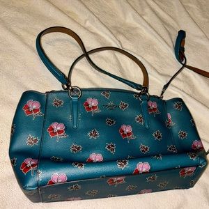 Coach wildflower teal Christie